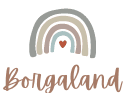 Logo mit Regenbogen und Herz – Häkelanleitungen für Kinder & Familien