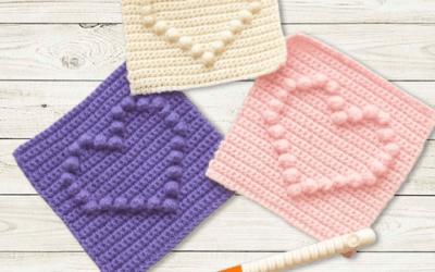 Granny Herz häkeln – perfekte Häkelidee für Geschenke und Deko